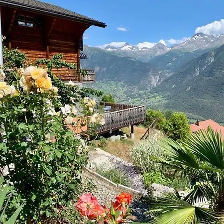 Chalet An Sonniger Aussichtsreicher Lage Mund Exterior photo